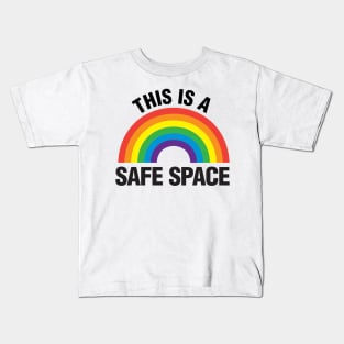 This is a Safe Space design Kids T-Shirt
